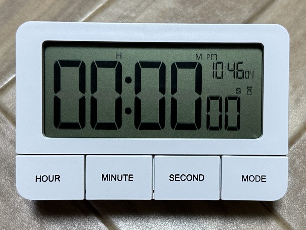 デジタルタイマー時計